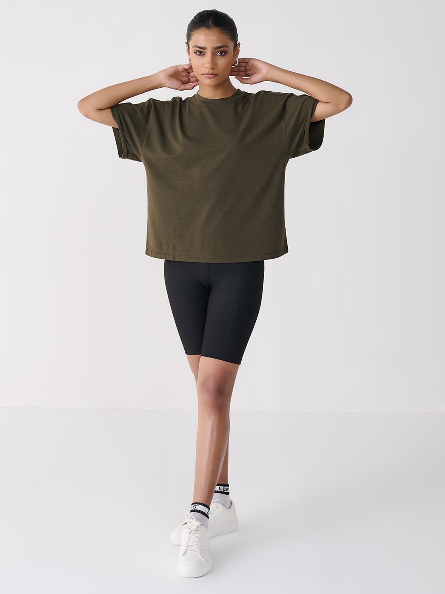 Pinned Sleeve Easy Tee