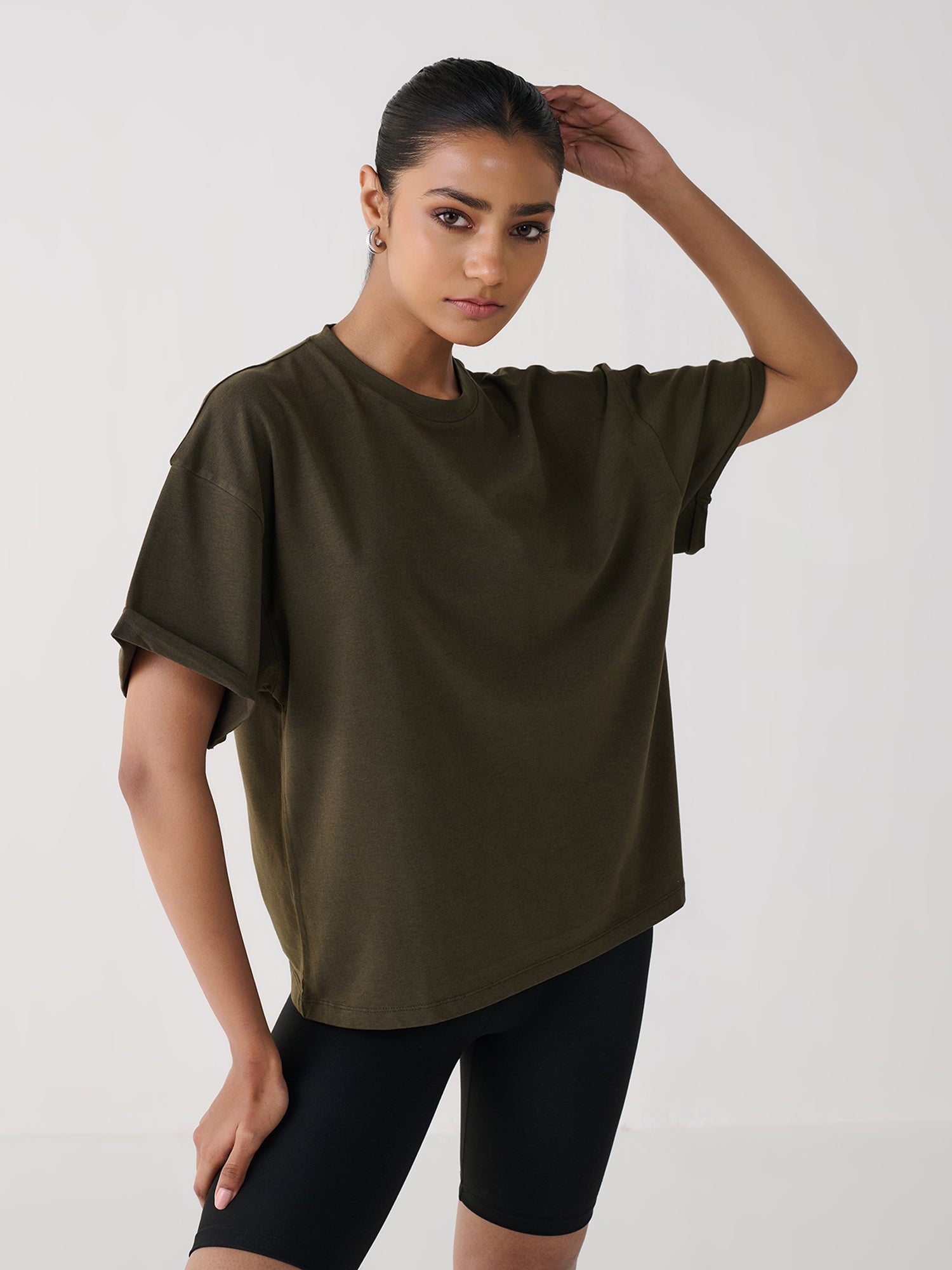 Pinned Sleeve Easy Tee