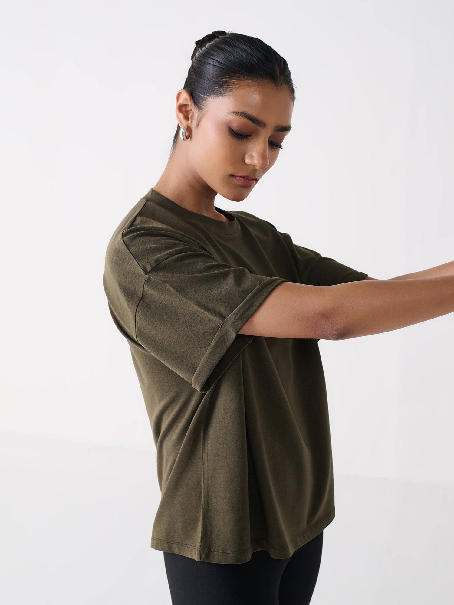 Pinned Sleeve Easy Tee