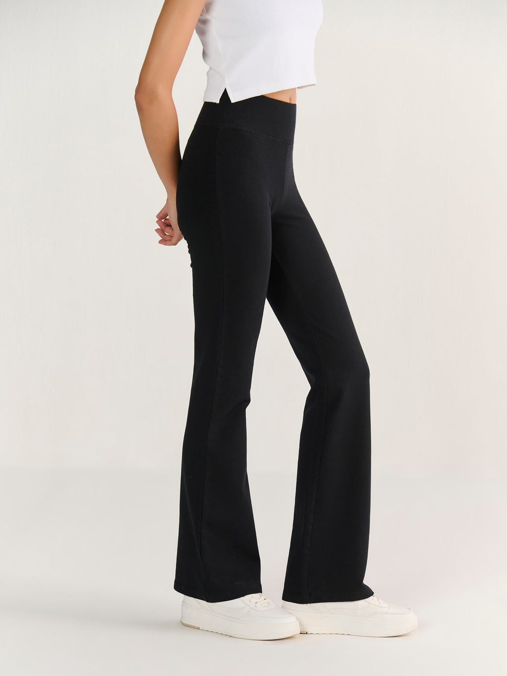 High-Waist Flare Pants