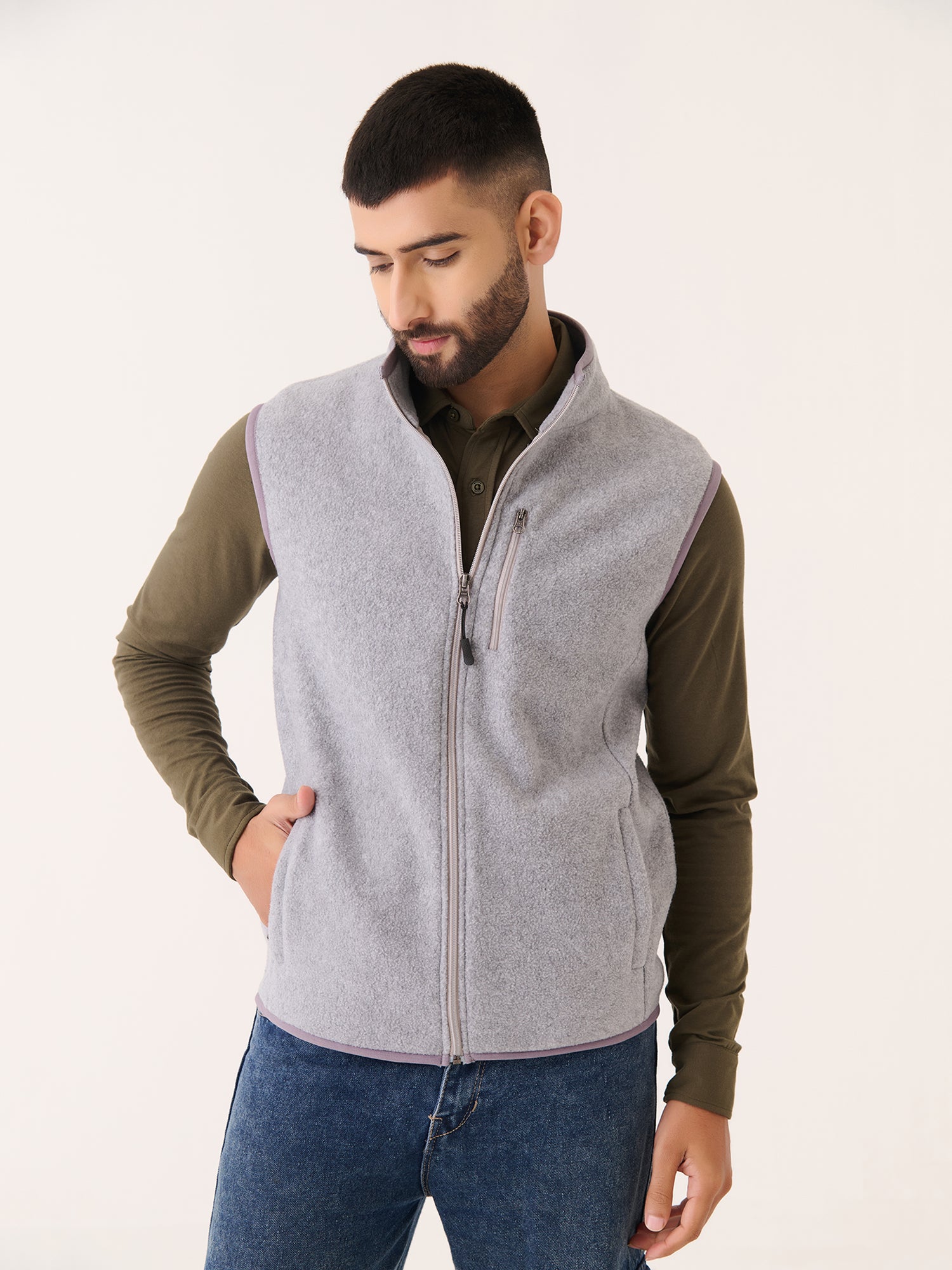 Polar Fleece Sleeveless Jacket