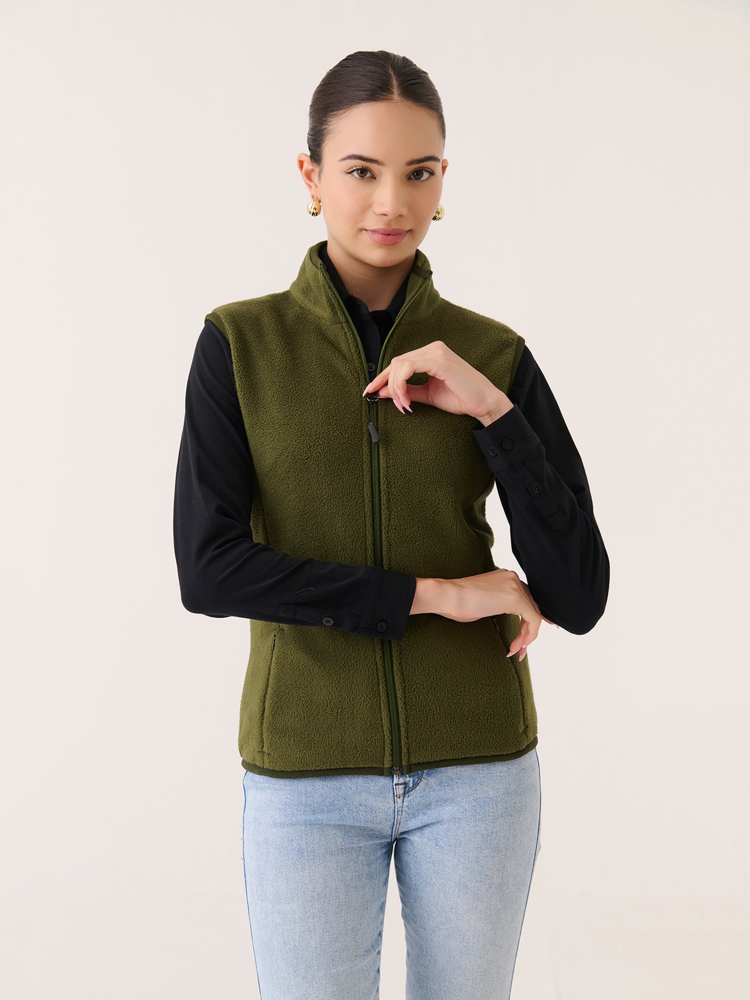 Polar Fleece Sleeveless Jacket