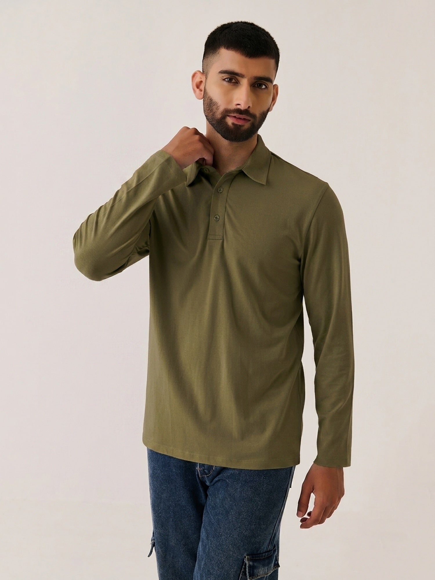 Long Sleeve Polo
