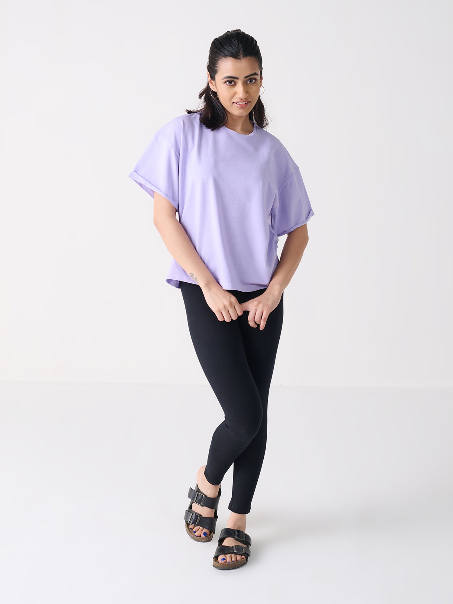 Pinned Sleeve Easy Tee