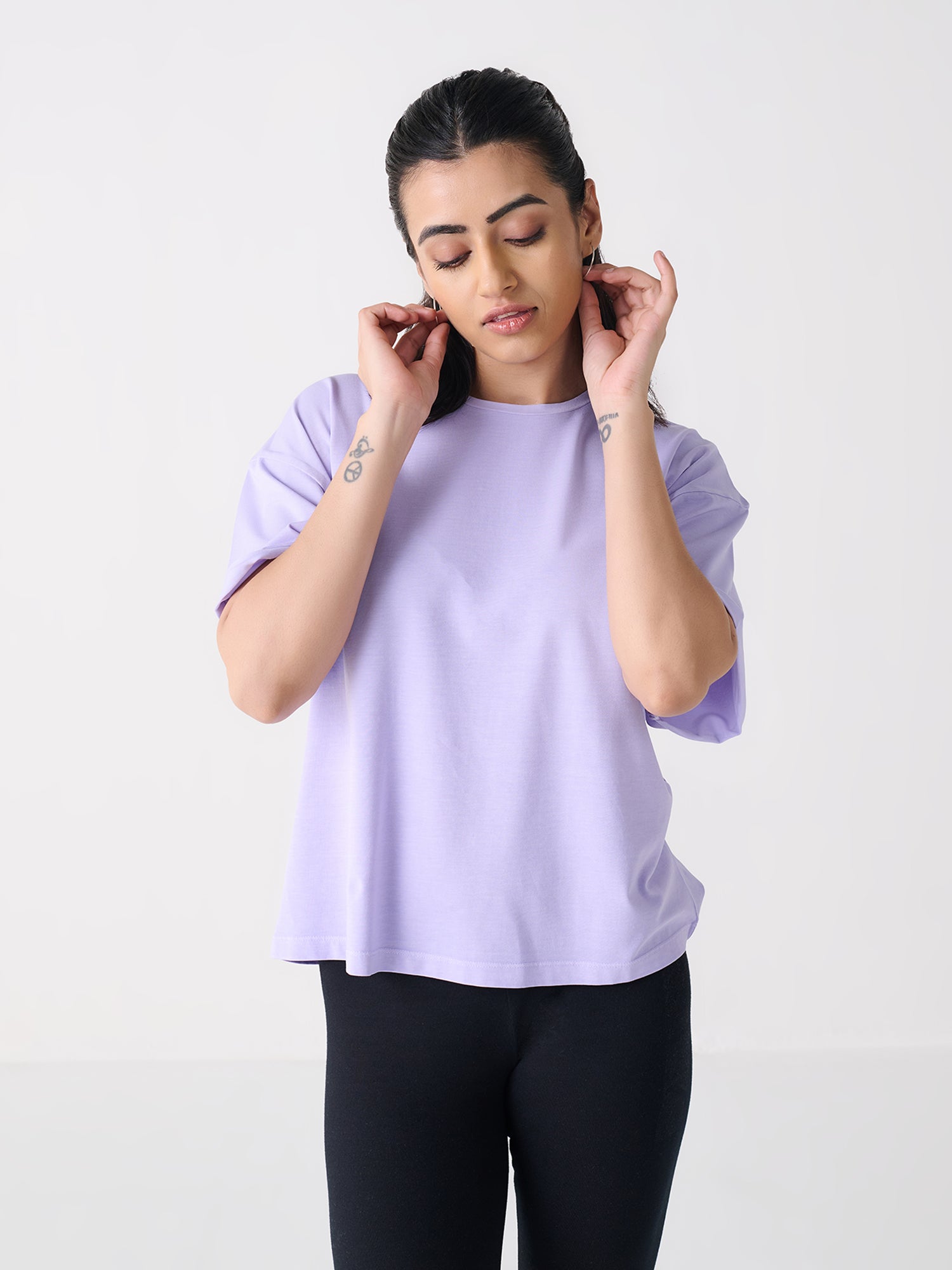 Pinned Sleeve Easy Tee