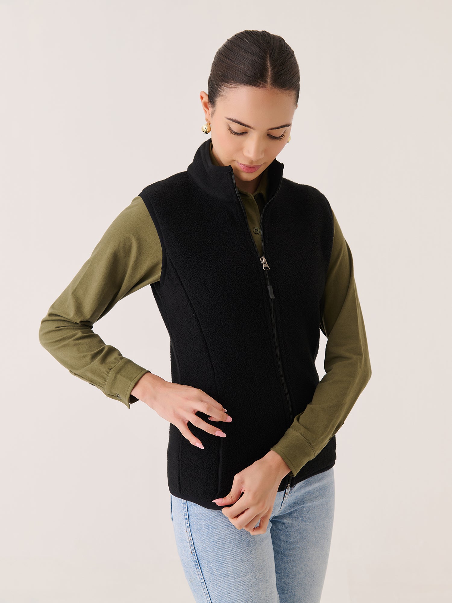 Polar Fleece Sleeveless Jacket