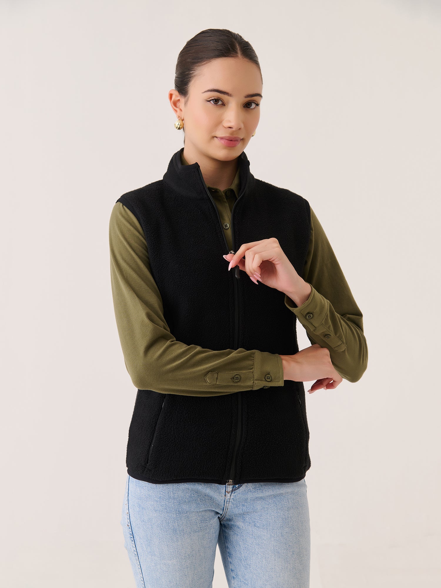 Polar Fleece Sleeveless Jacket