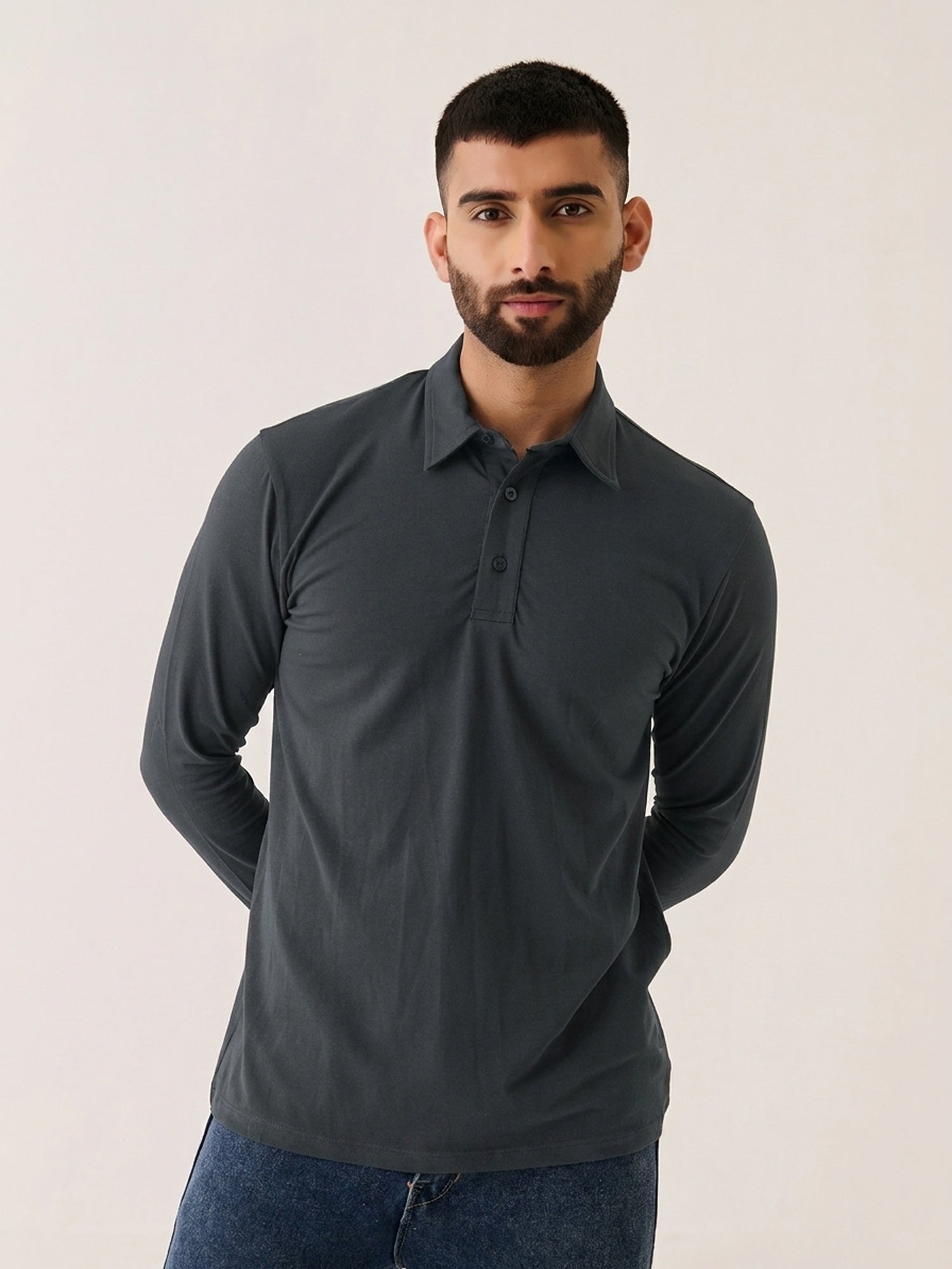 Long Sleeve Polo
