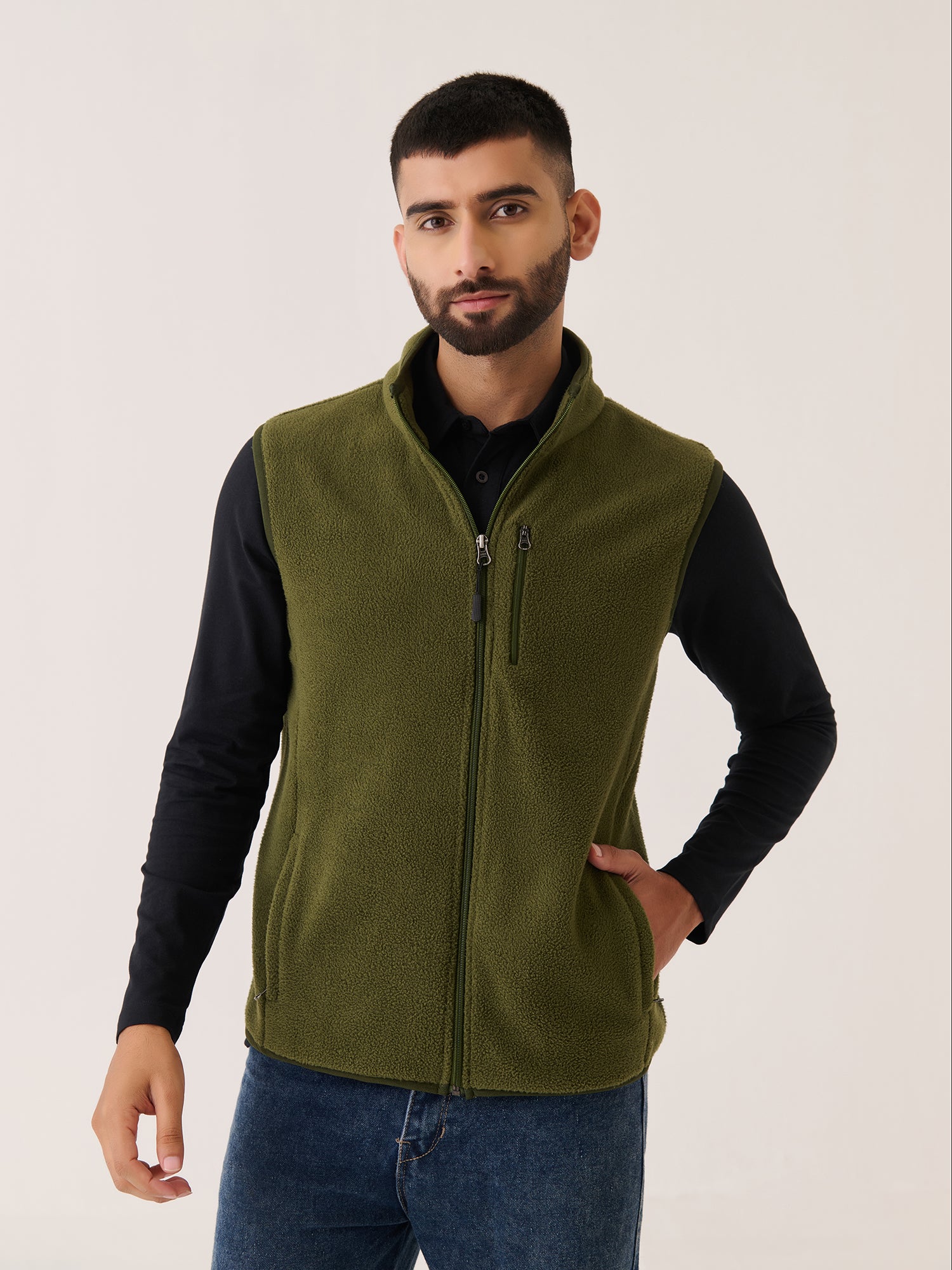 Polar Fleece Sleeveless Jacket