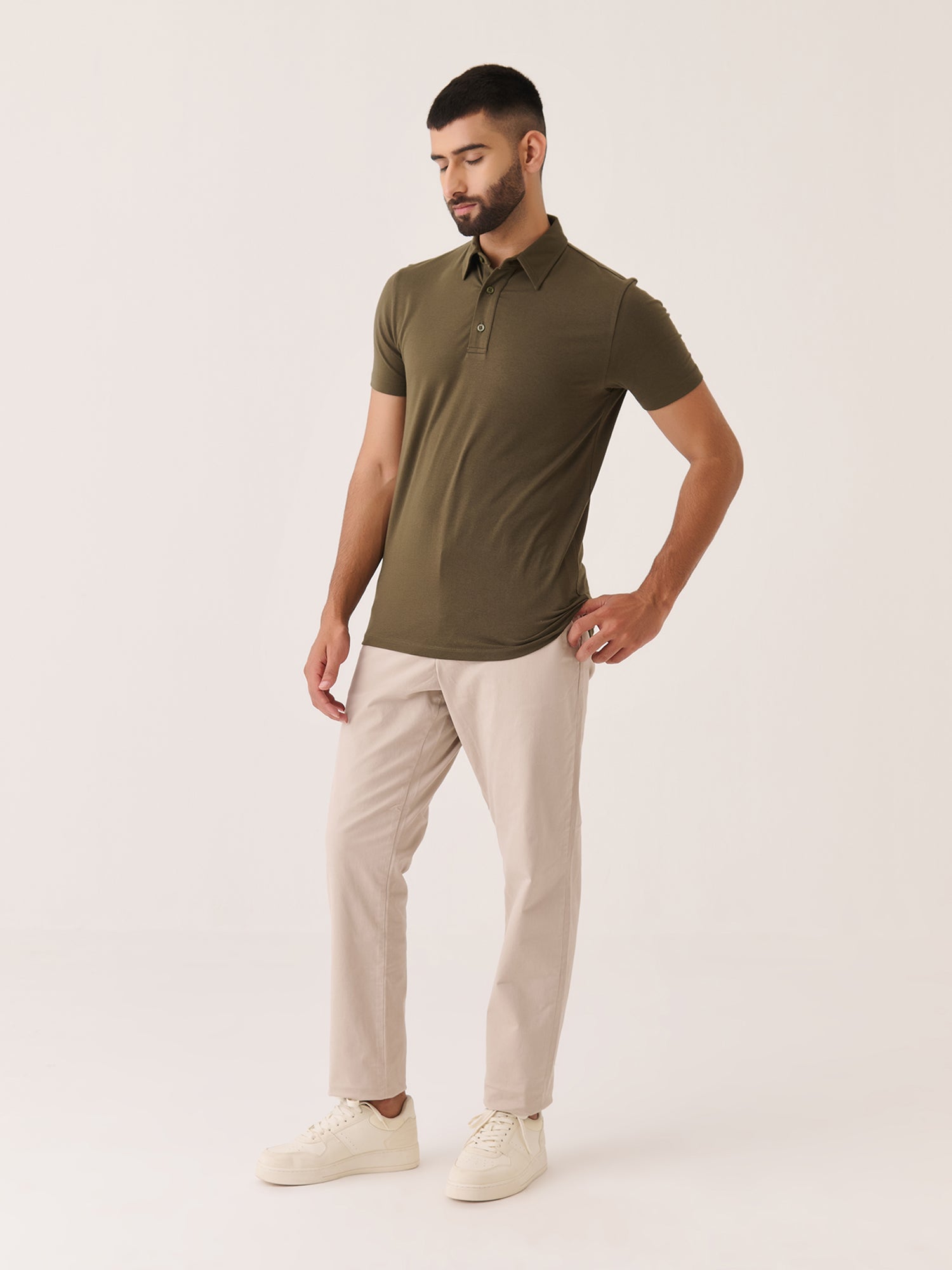 Short Sleeve Polo - Slim Fit Stretch