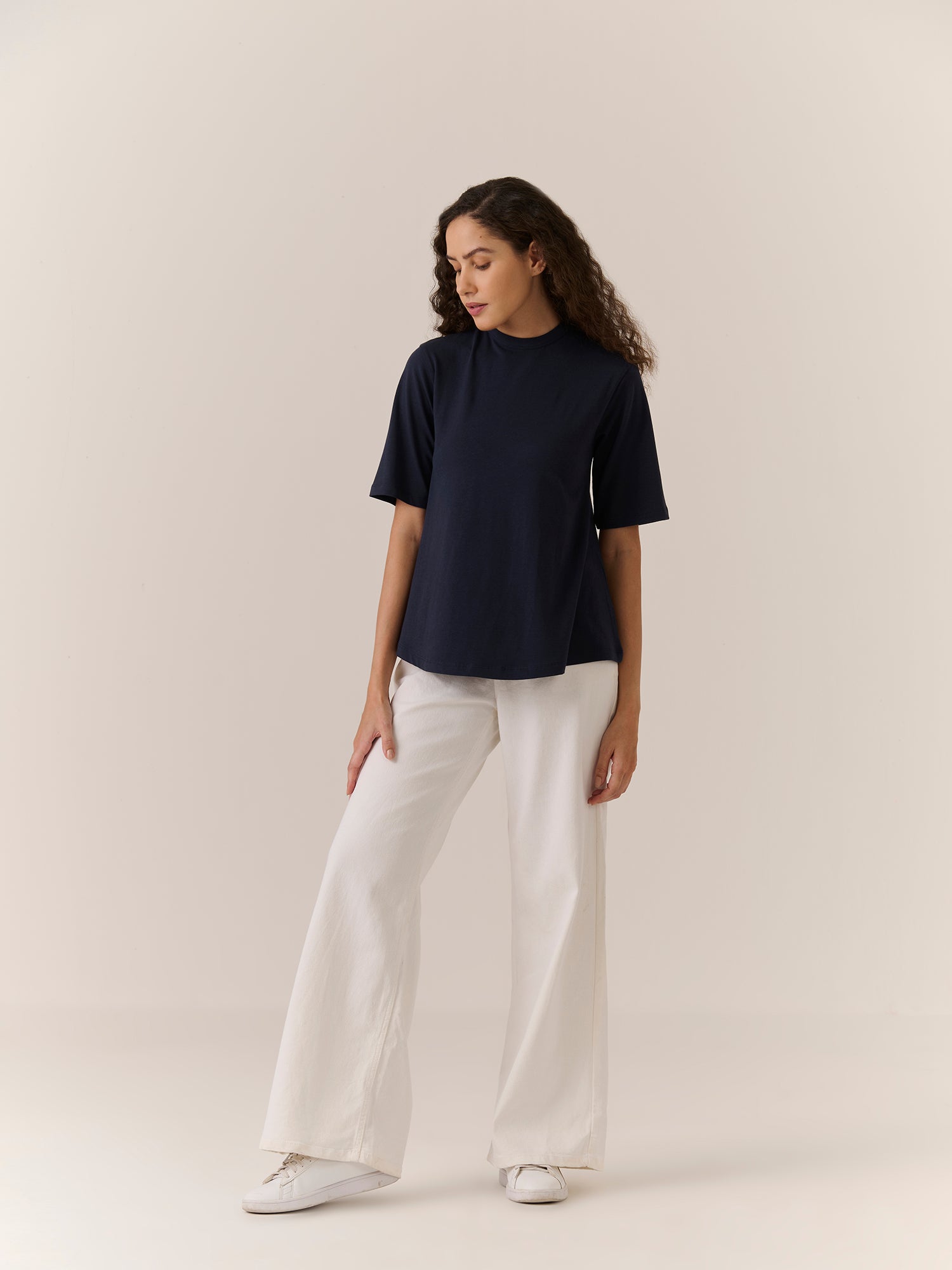 Relaxed A-Line Top