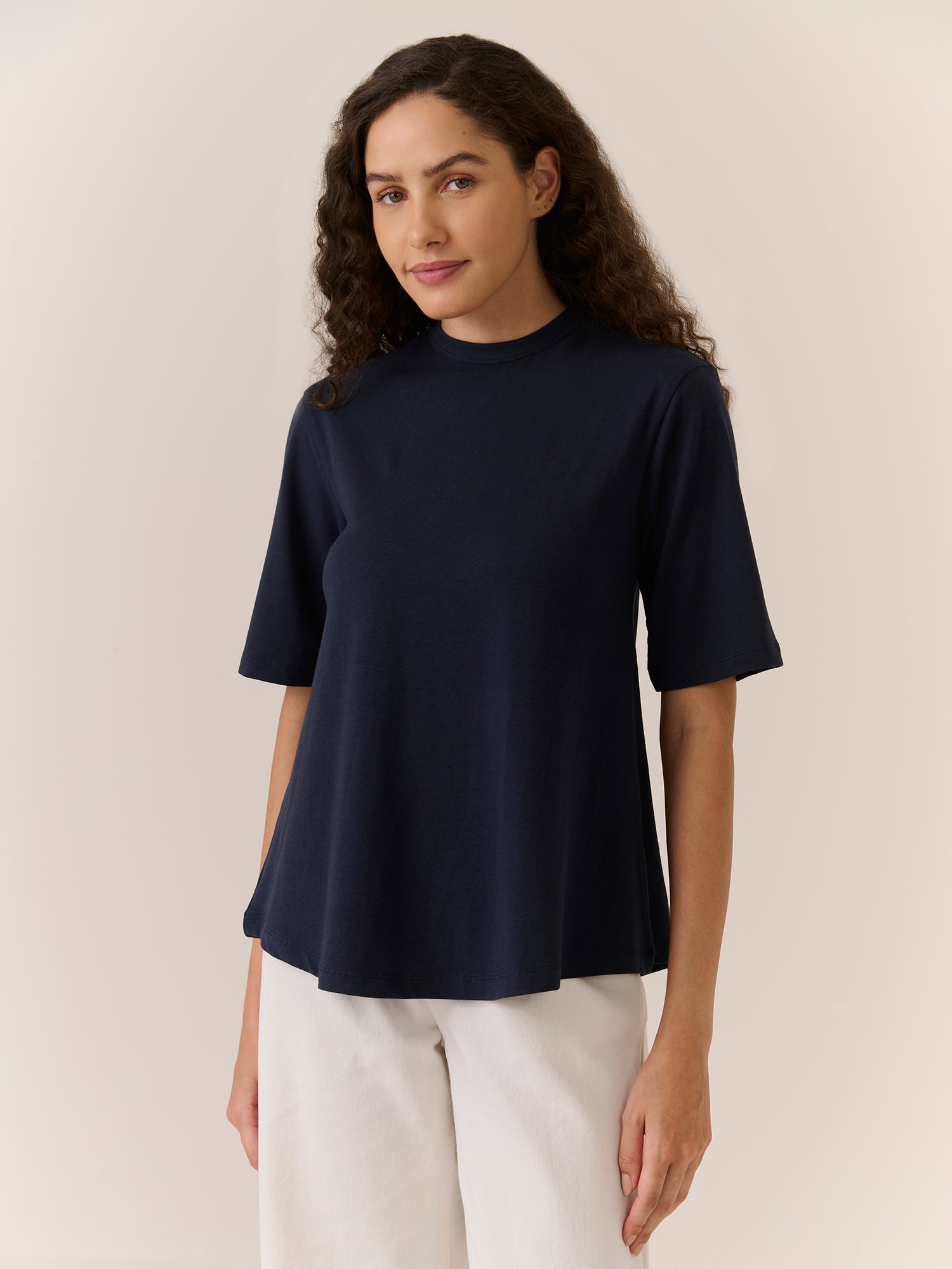 Relaxed A-Line Top