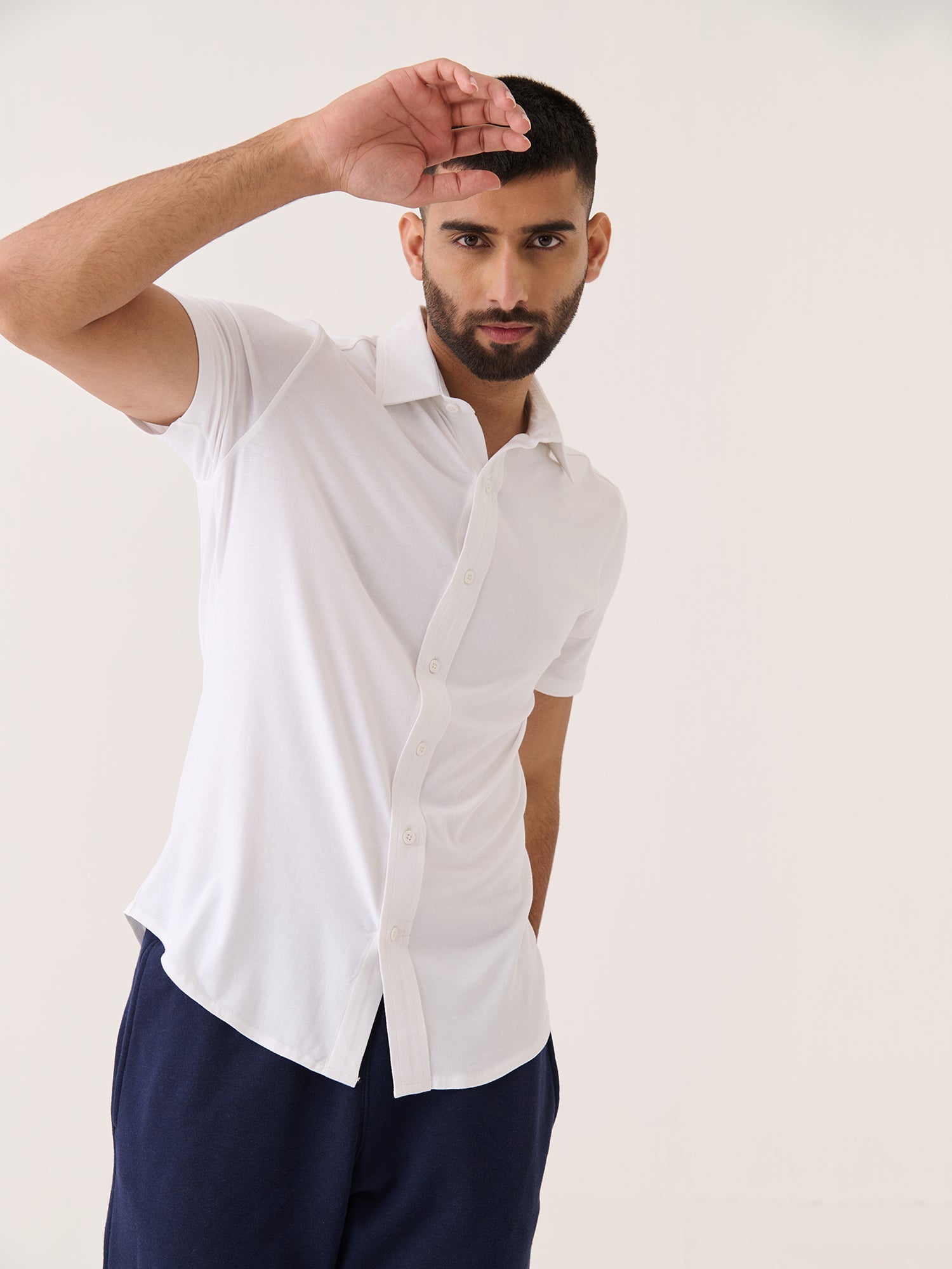 Short Sleeve Button Down - Slim Fit Stretch