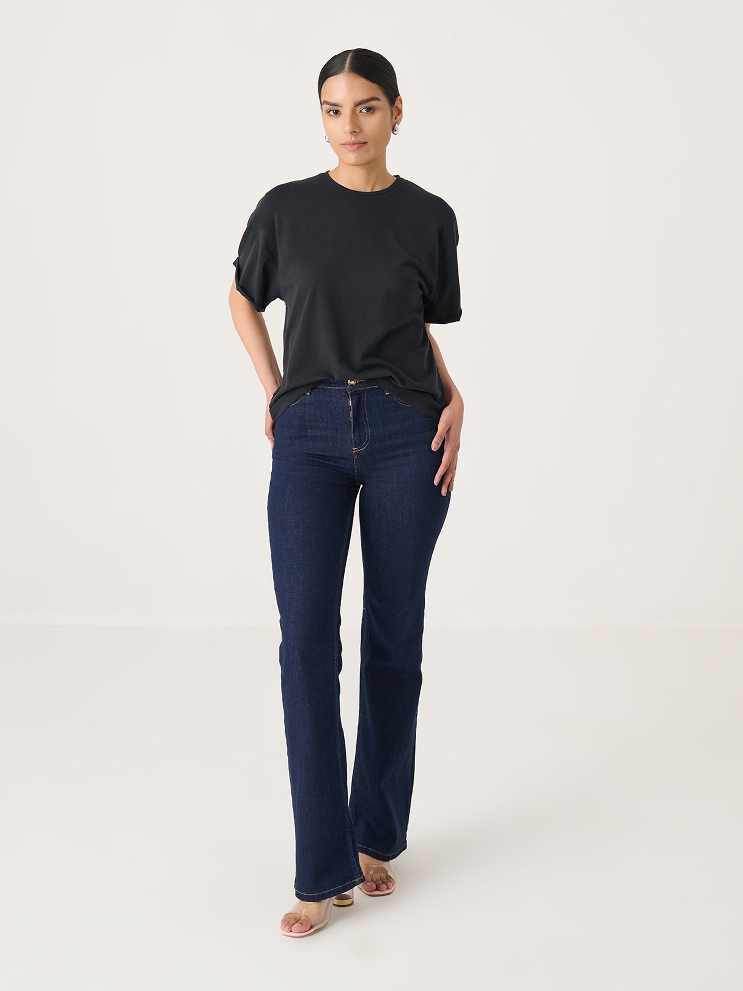 Pinned Sleeve Easy Tee