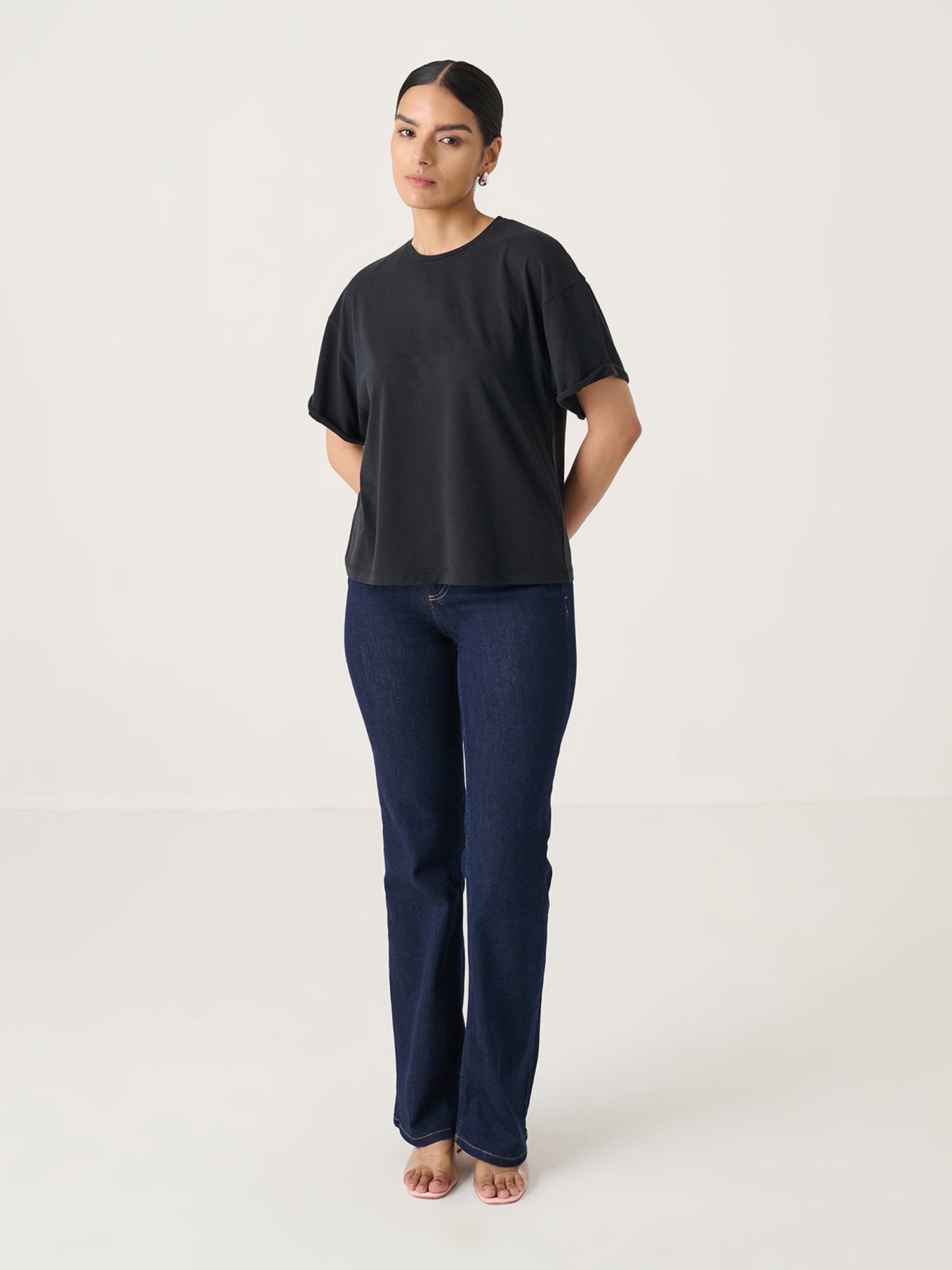 Pinned Sleeve Easy Tee