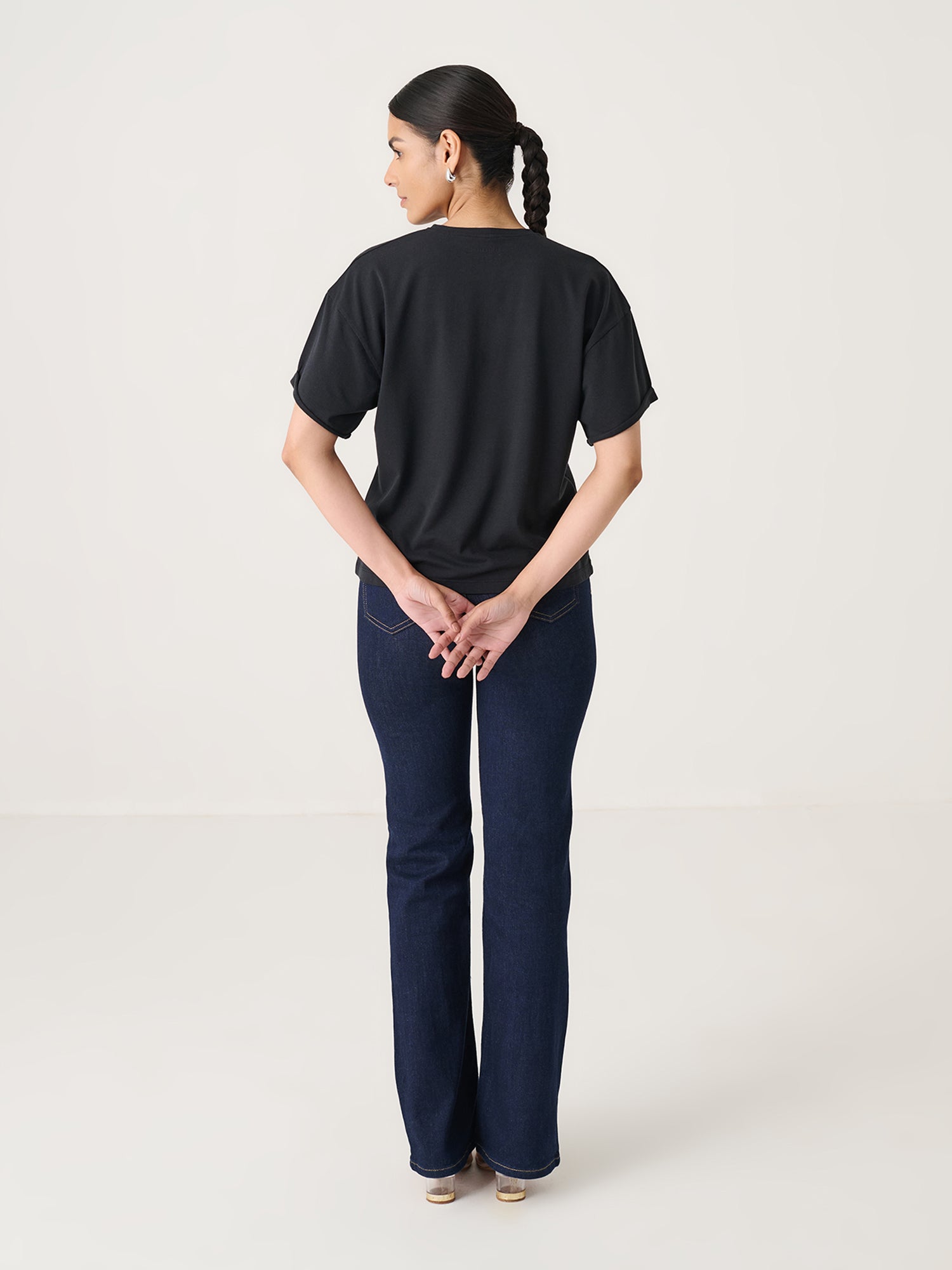 Pinned Sleeve Easy Tee