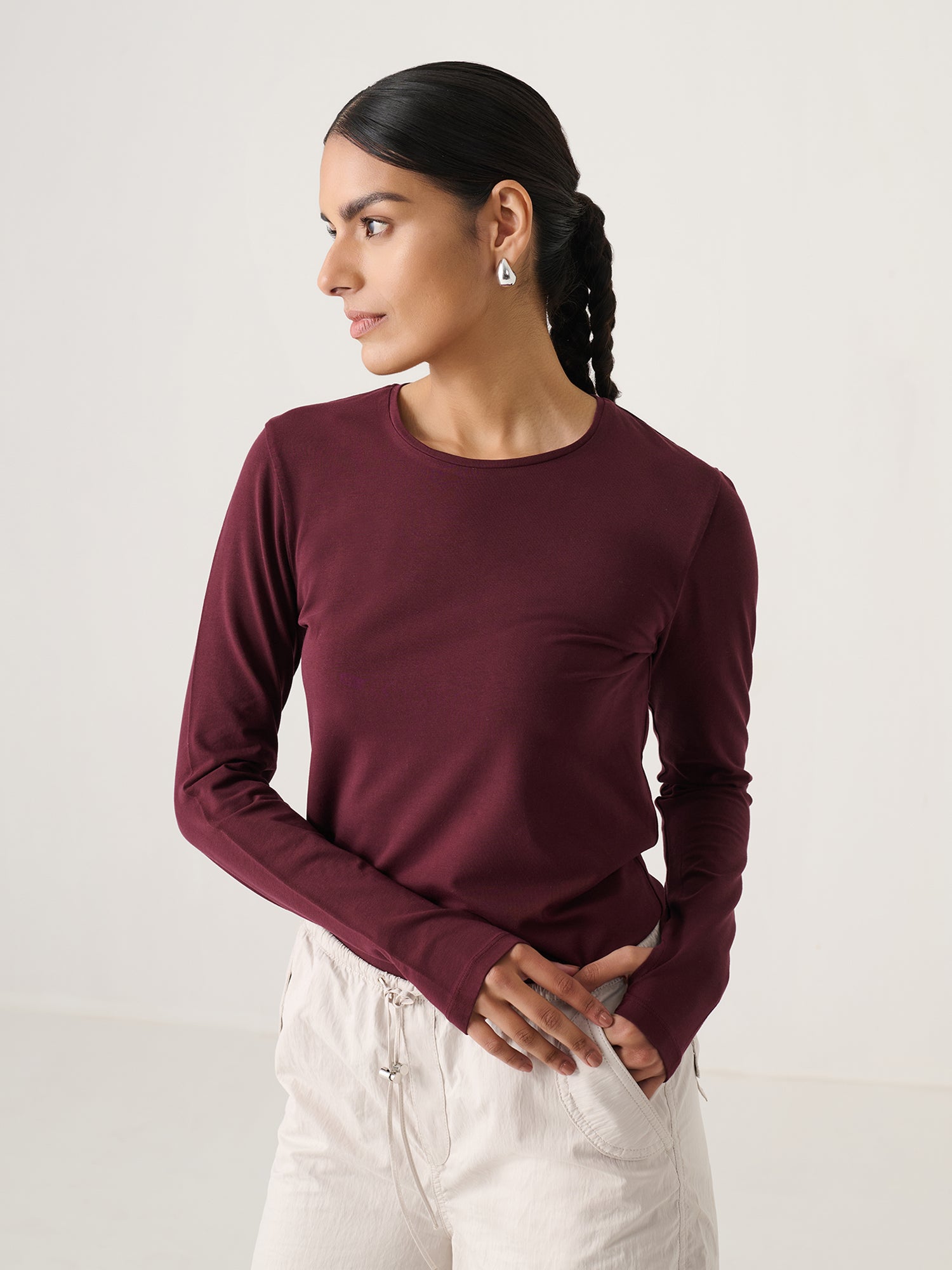 Slim Fit Long Sleeve Top