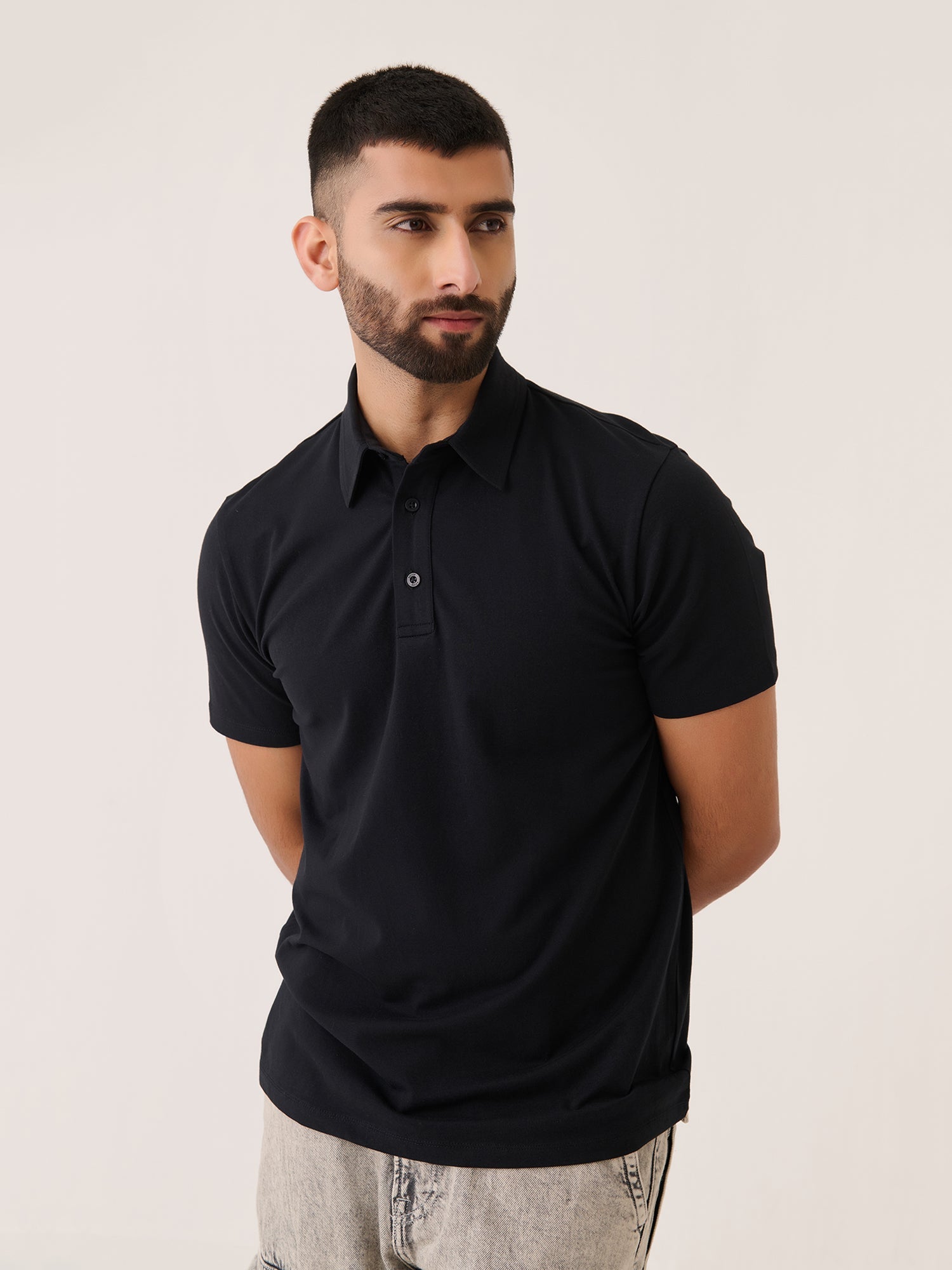 Short Sleeve Polo - Slim Fit Stretch