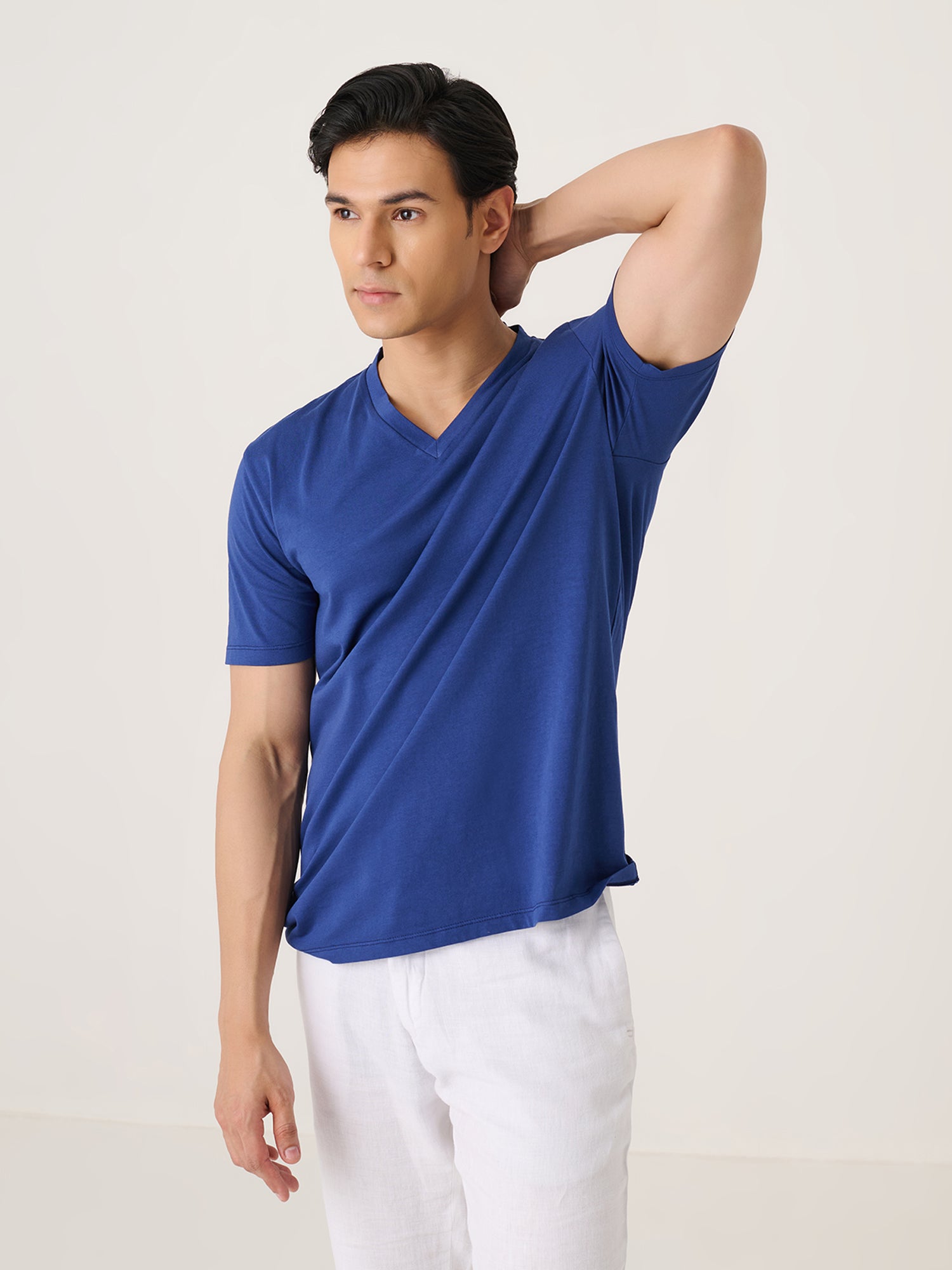 V Neck Short Sleeve