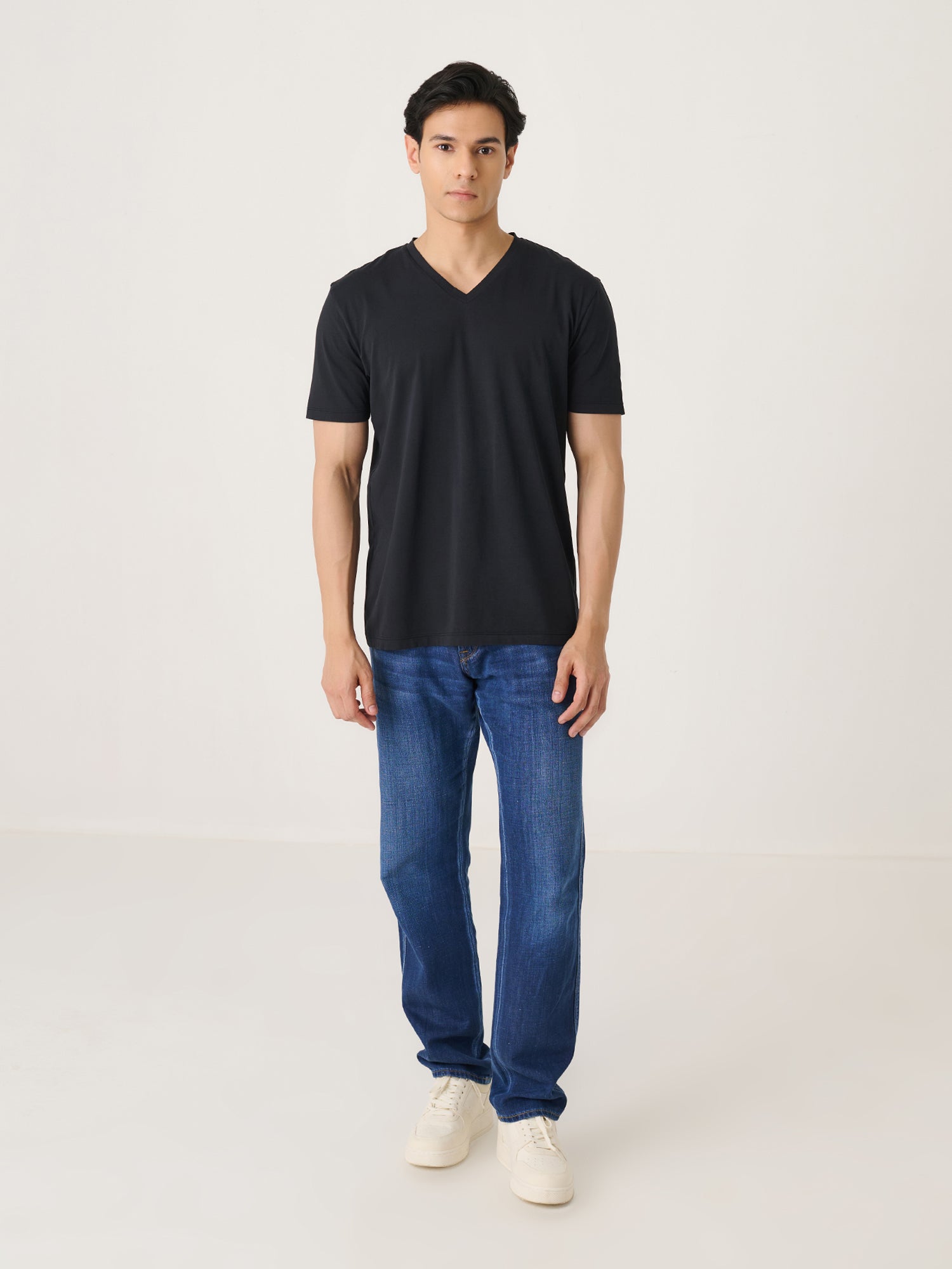 V Neck Short Sleeve