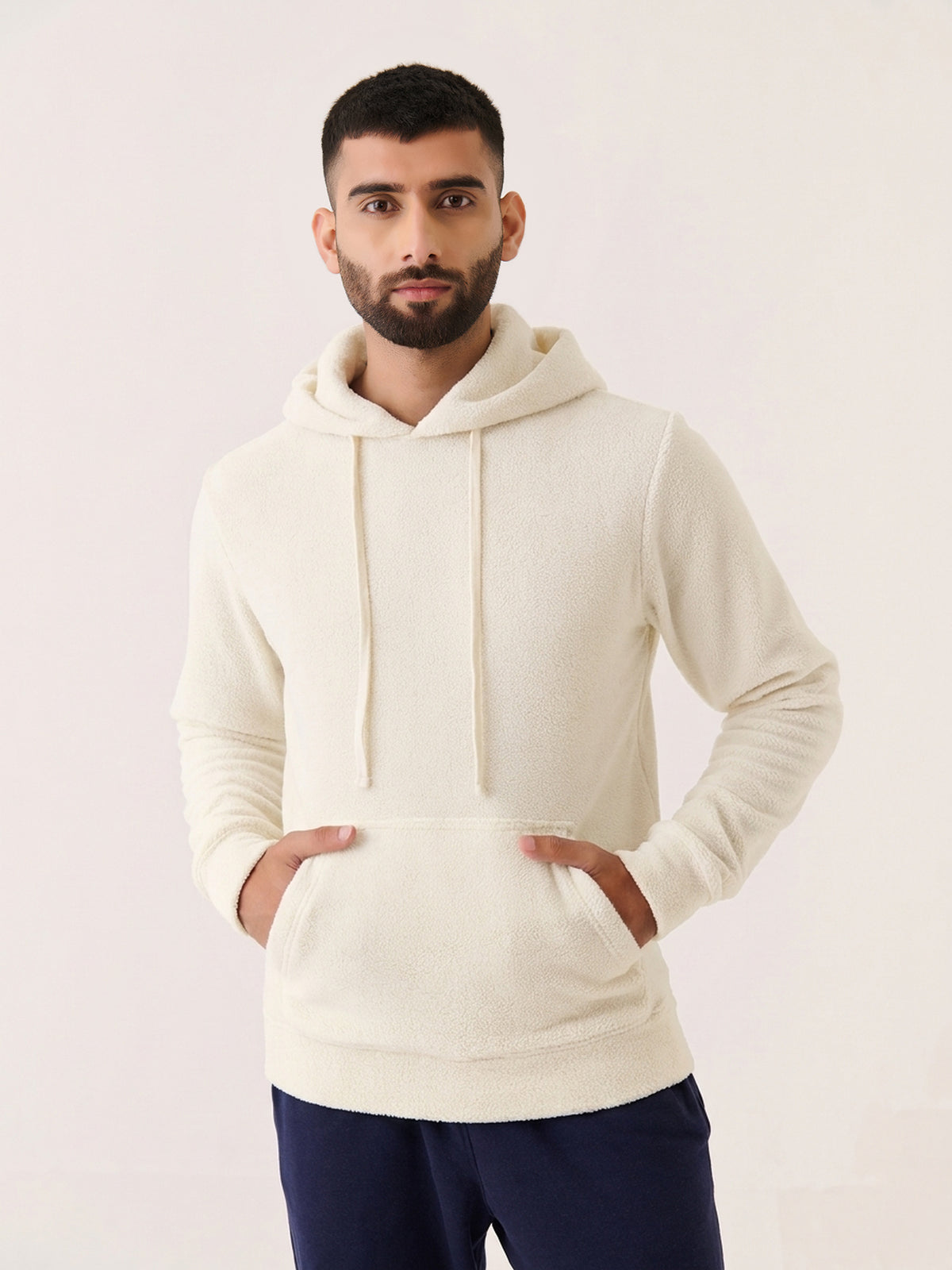 Polar Fleece Hoodie - Ivory