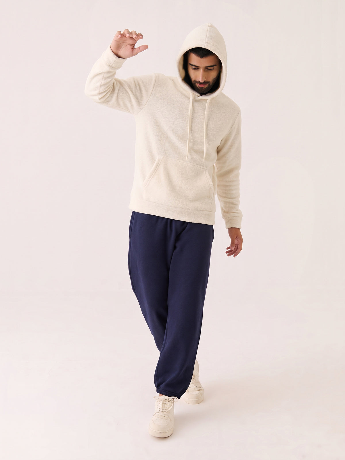 Polar Fleece Hoodie - Ivory