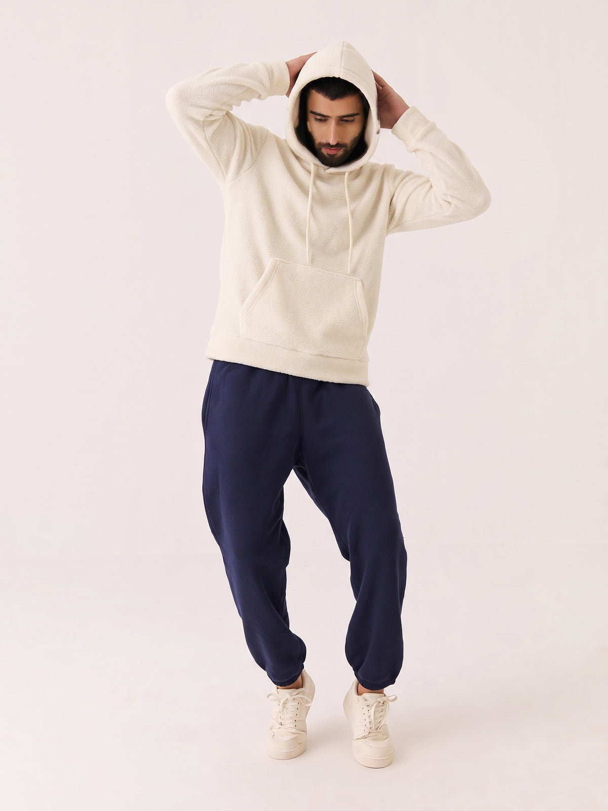 Polar Fleece Hoodie - Ivory