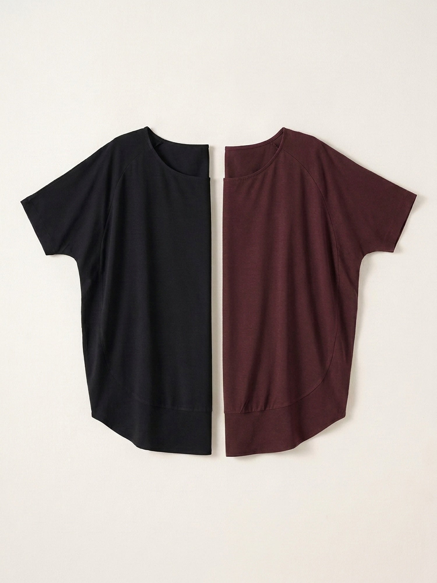 2x Flowy Fit Top Bundle (Woman) - Black + Colour